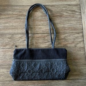 Maruca Black Velvet Handbag